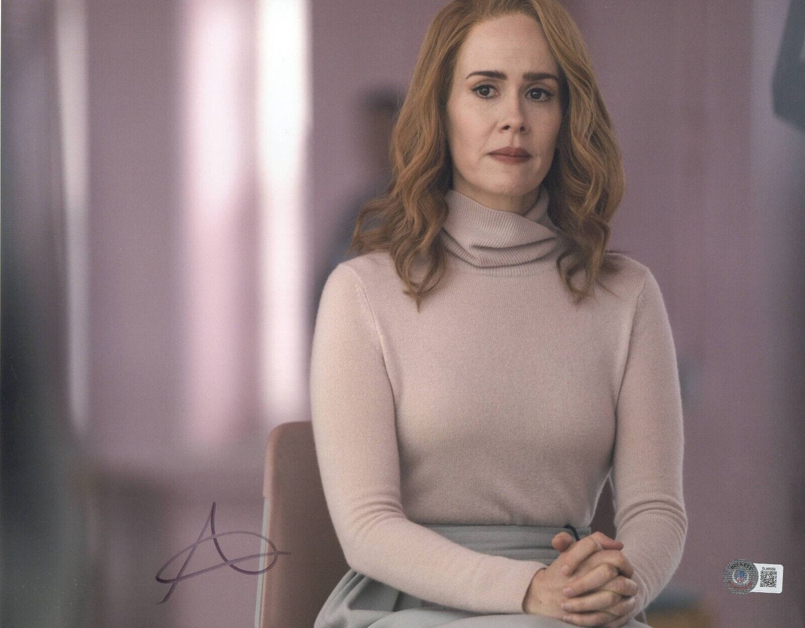 Sarah Paulson Signed 11x14 Photo from American Horror Story Beckett COA - Item #8