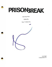 Sarah Wayne Callies Signed Script from Prison Break Certified Authentic