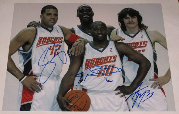 Sean May, Adam Morrison, Raymond Felton Authentic Autographed 11x14 Photo - Prime Time Signatures - Sports