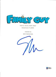Seth MacFarlane Authentic Autographed 'Family Guy' Script - Prime Time Signatures - TV & Film
