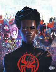 Shameik Moore Signed 11x14 Photo from Spider-Man Beckett COA - Item #1
