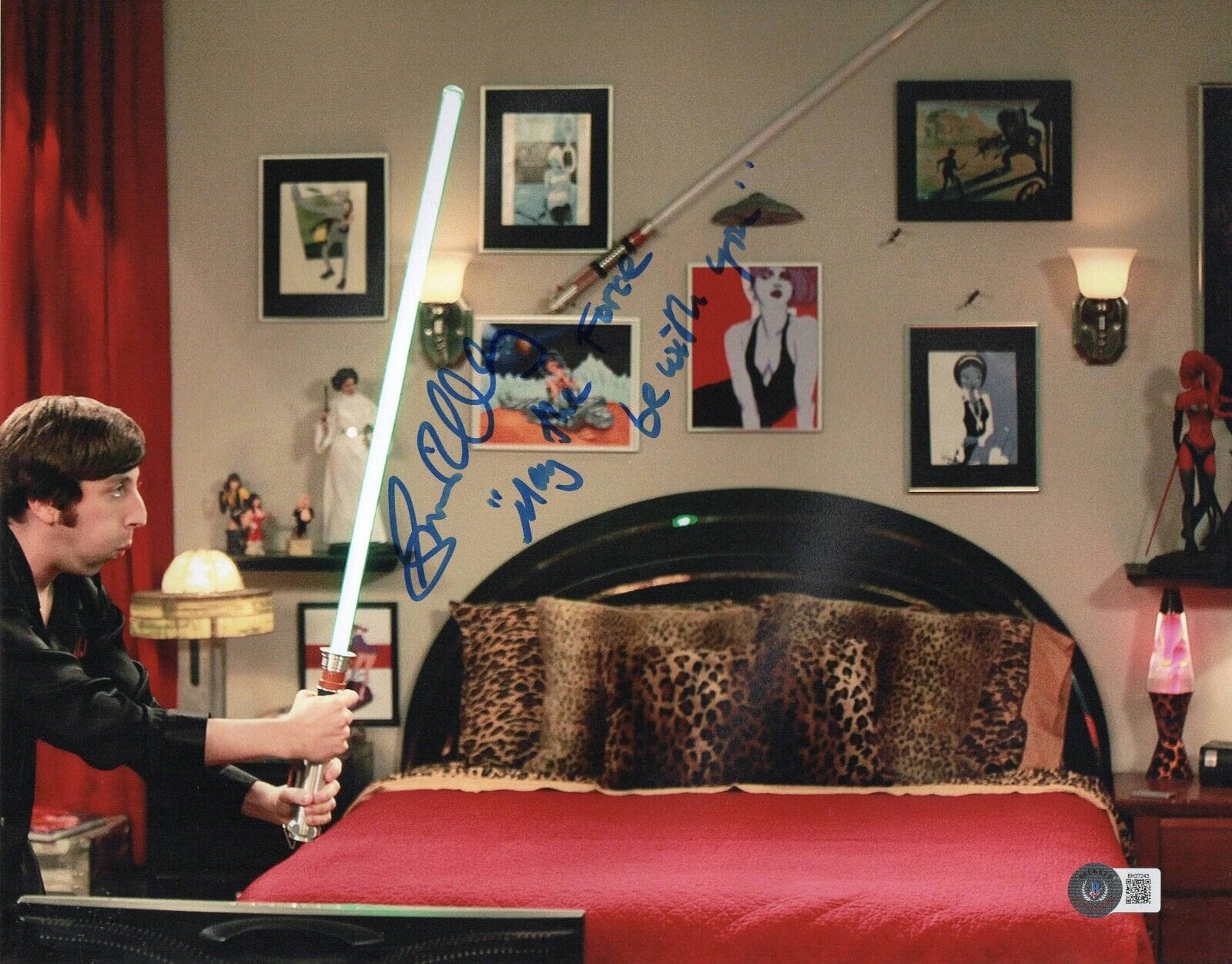 Simon Helberg Signed 11x14 Photo from The Big Bang Theory Beckett COA