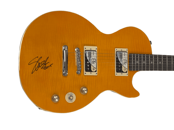 Slash of Guns 'N' Roses Authentic Autographed Full Size Les Paul AFD Epiphone Guitar - Prime Time Signatures - Music