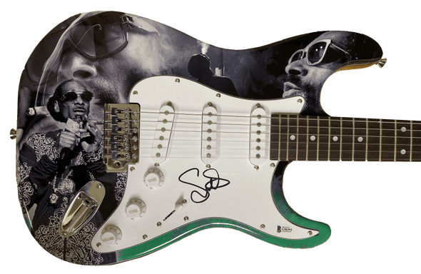 Snoop Dogg Authentic Autographed Full Size Custom Electric Guitar - Prime Time Signatures - Music