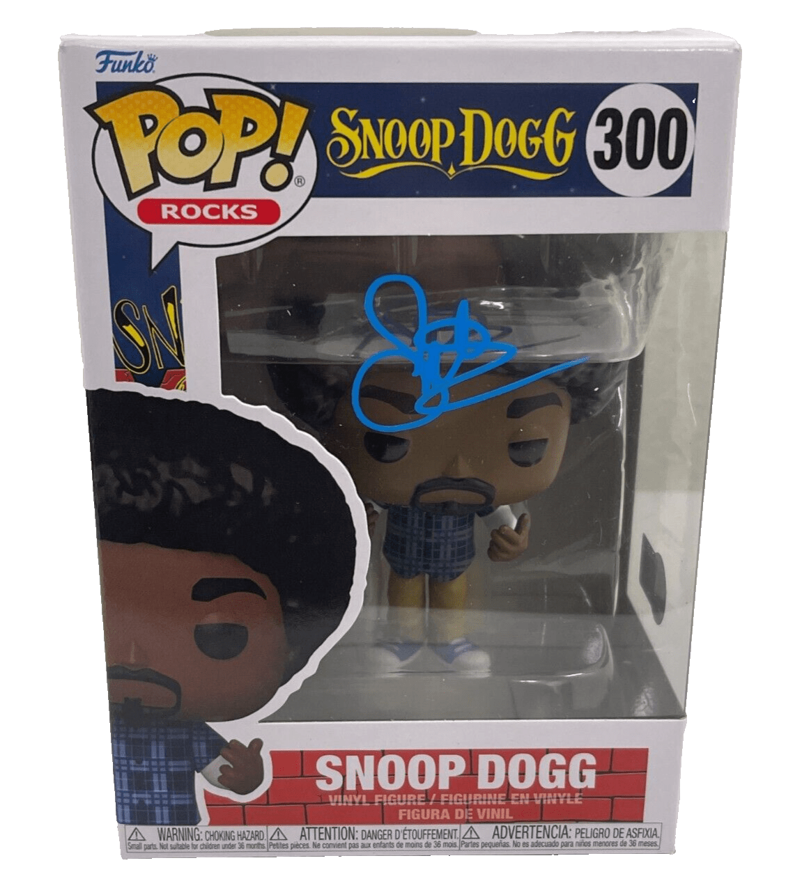 Snoop Dogg Authentic Autographed Snoop Dogg 300 Funko Pop Figure