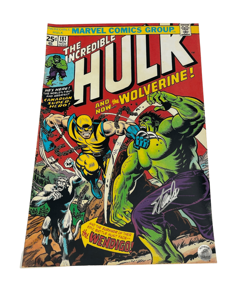 Stan Lee Signed 12x18 Photo from The Incredible Hulk Certified Authentic