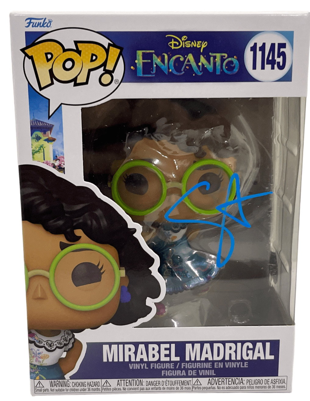 Stephanie Beatriz Authentic Autographed Mirabel Madrigal Encanto 1145 Funko Pop Figure