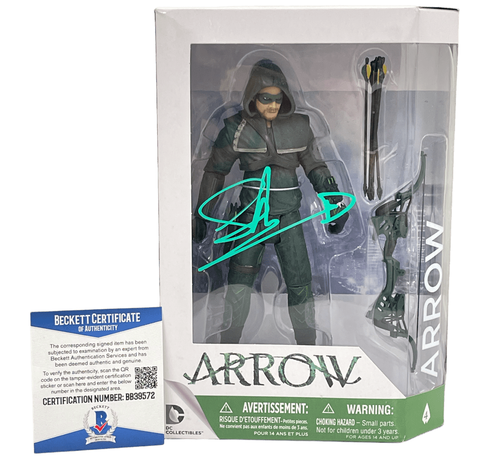 Stephen Amell Authentic Autographed DC Collectibles Arrow Figure