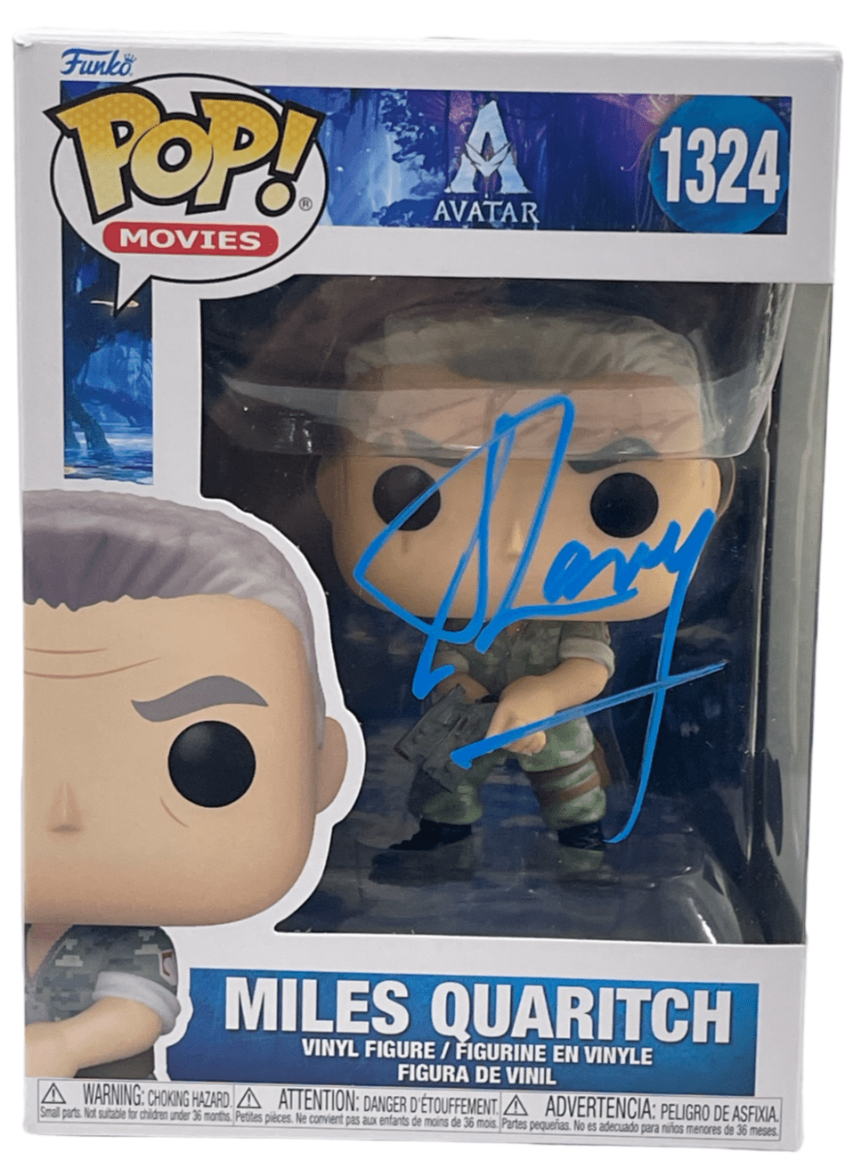 Stephen Lang Authentic Autographed Miles Quaritch Avatar 1324 Funko Pop Figure