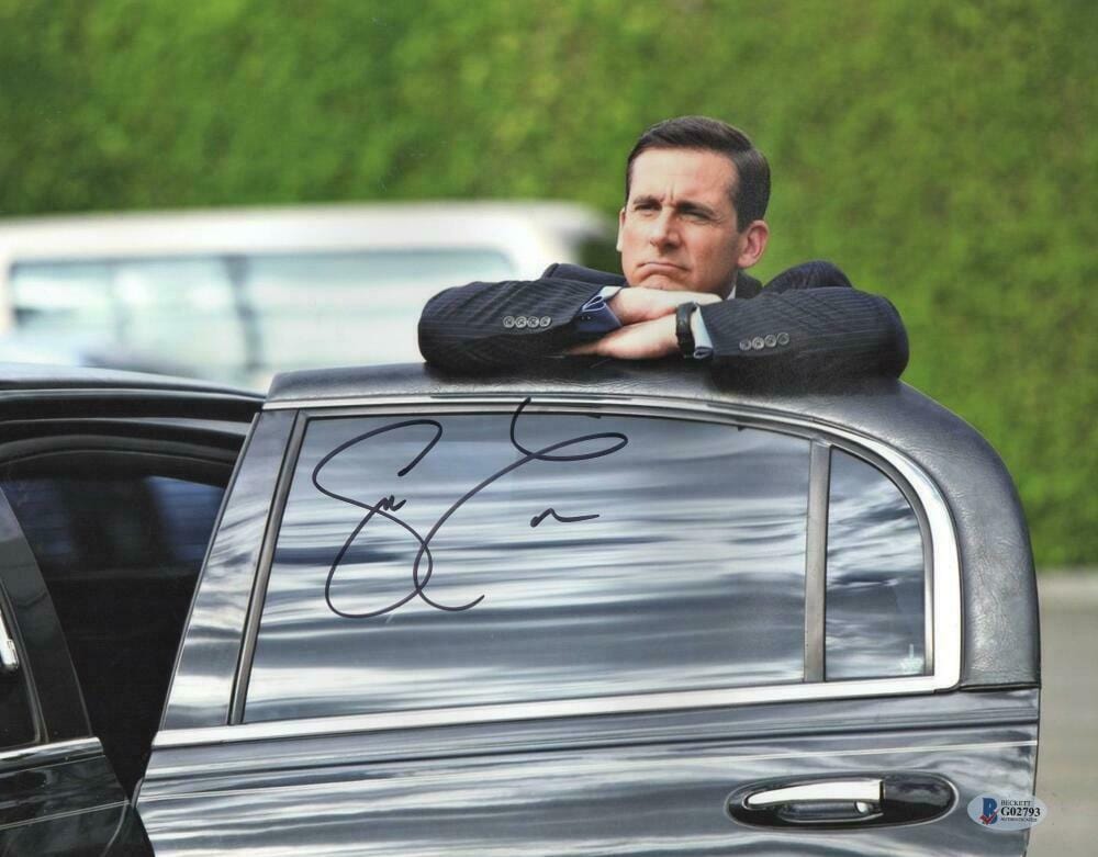 Steve Carell Signed 11x14 Photo from The Office Beckett COA - Item #18