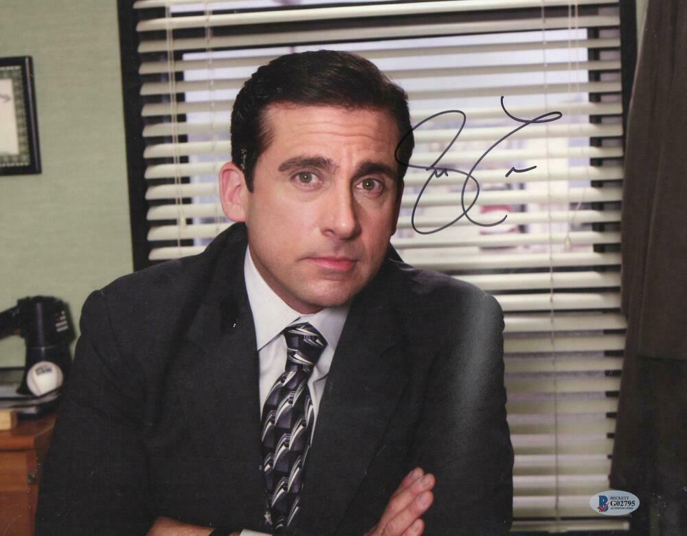 Steve Carell Signed 11x14 Photo from The Office Beckett COA - Item #16