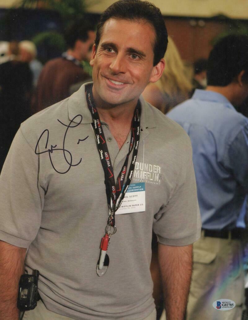 Steve Carell Signed 11x14 Photo from The Office Beckett COA - Item #13