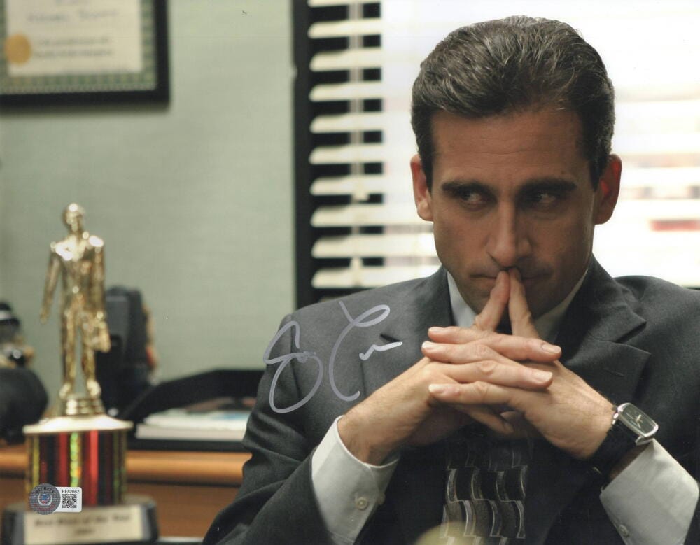 Steve Carell Signed 11x14 Photo from The Office Beckett COA - Item #11
