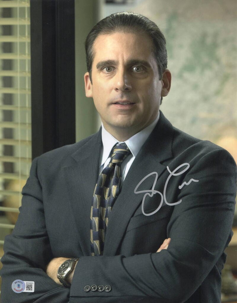 Steve Carell Signed 11x14 Photo from The Office Beckett COA - Item #5