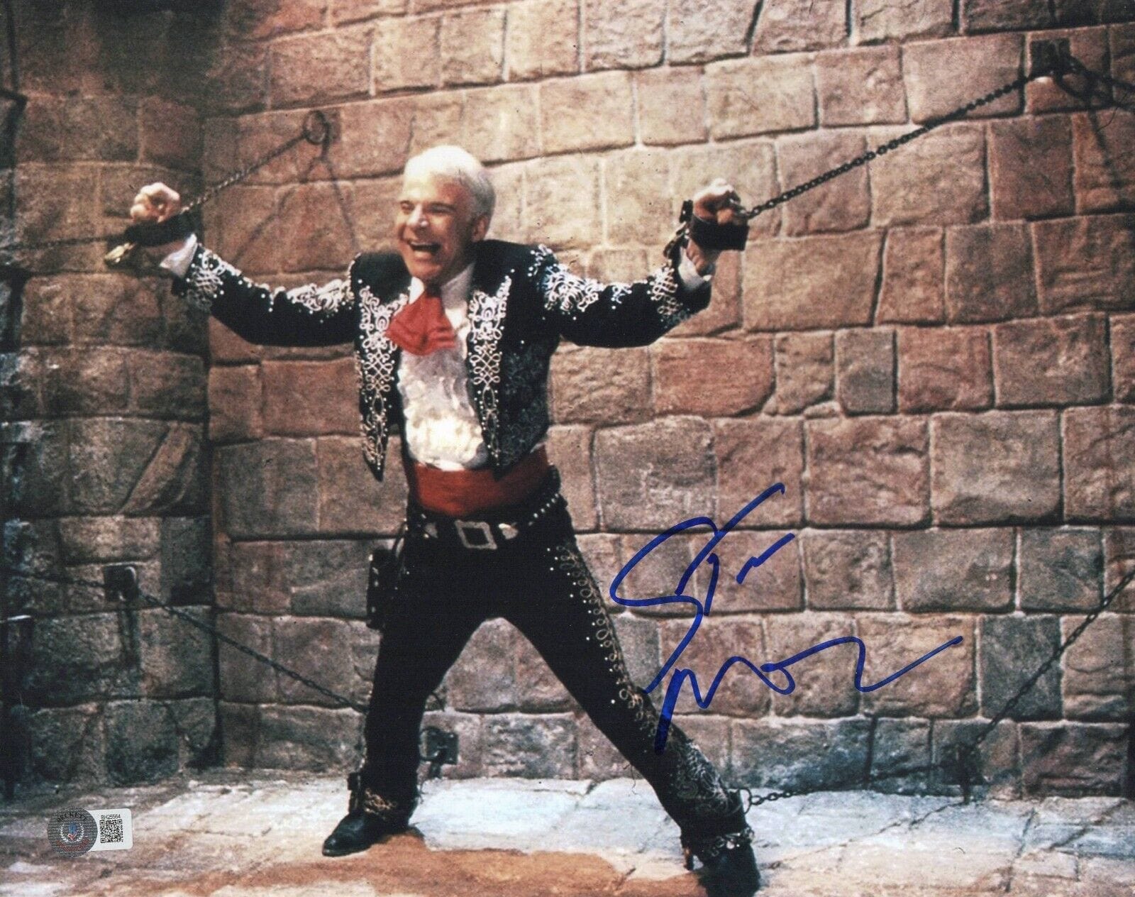 Steve Martin Signed 11x14 Photo from Three Amigos Beckett COA - Item #1