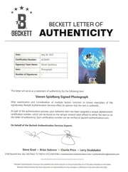 Steven Spielberg Signed 11x14 Photo from E.T. Beckett COA - Alternate Angle