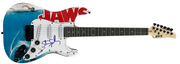 Steven Spielberg Signed Guitar from Jaws Beckett COA - Detail View