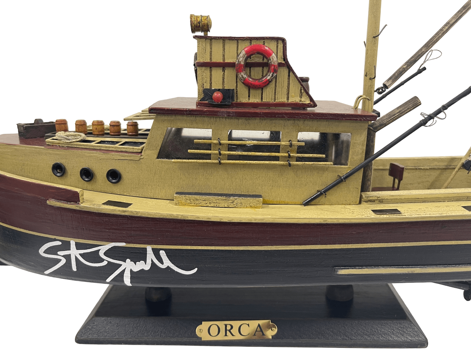 Steven Spielberg Signed Replica Prop from Jaws Beckett COA - View 4