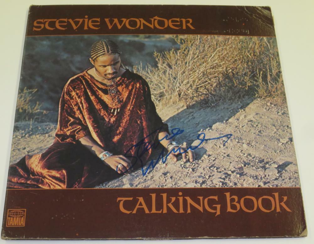 Stevie Wonder Authentic Autographed Vinyl Record - Prime Time Signatures - Music