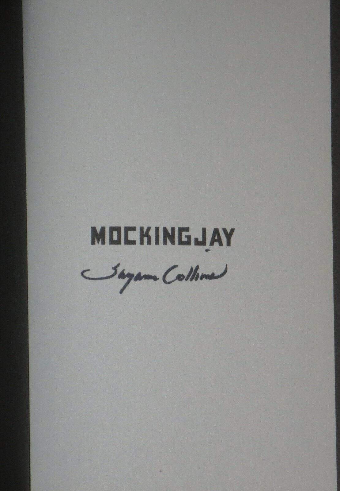 Hunger Games Suzanne Collins First Edition Signed Trilogy