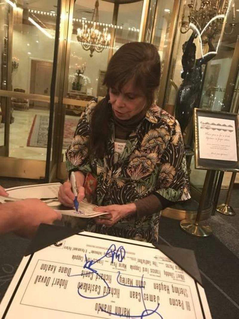 Talia Shire Signed 8x10 Photo from Rocky Certified Authentic - Detail View