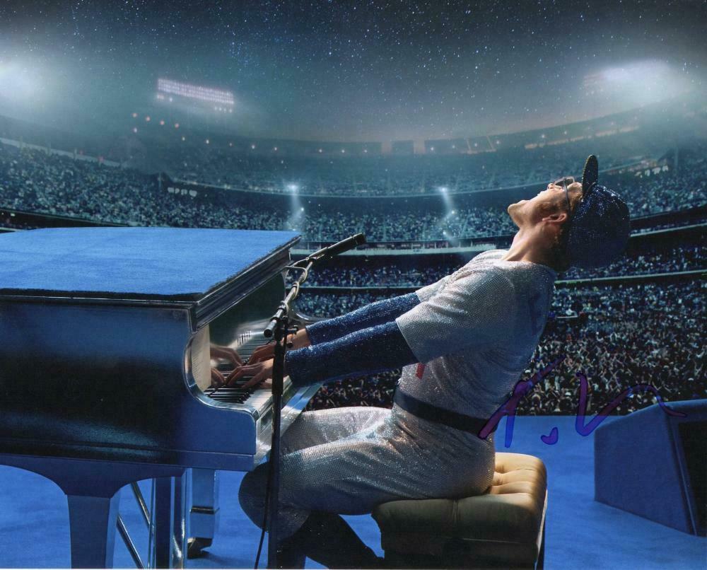 Taron Egerton Signed 8x10 Photo from Rocketman Certified Authentic
