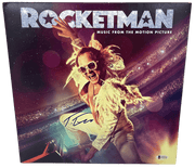 Taron Egerton Signed Vinyl Record from Rocketman Beckett COA