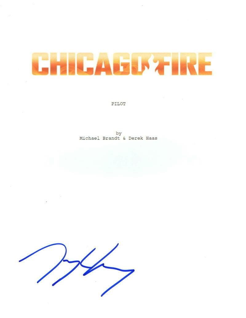 Taylor Kinney Signed Script from Chicago Fire Certified Authentic