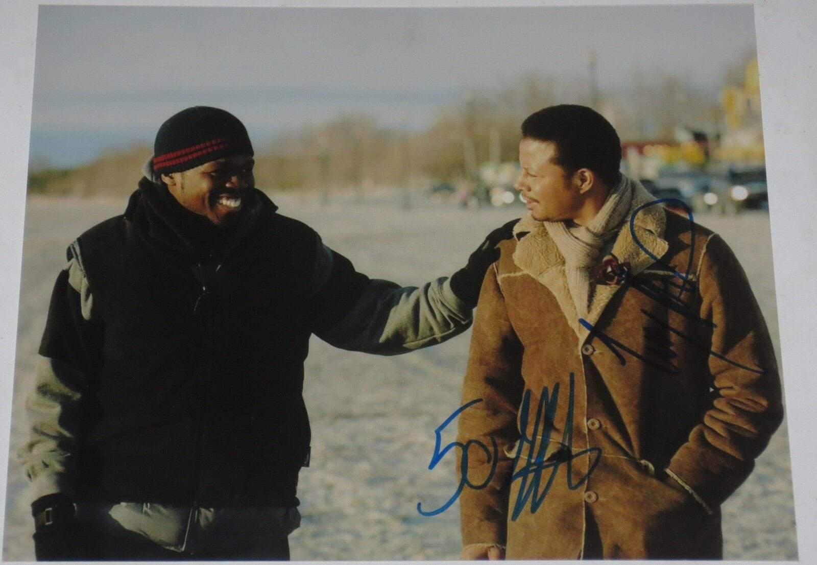 Terrence Howard, 50 Cent Authentic Autographed 8x10 Photo - Prime Time Signatures - TV & Film