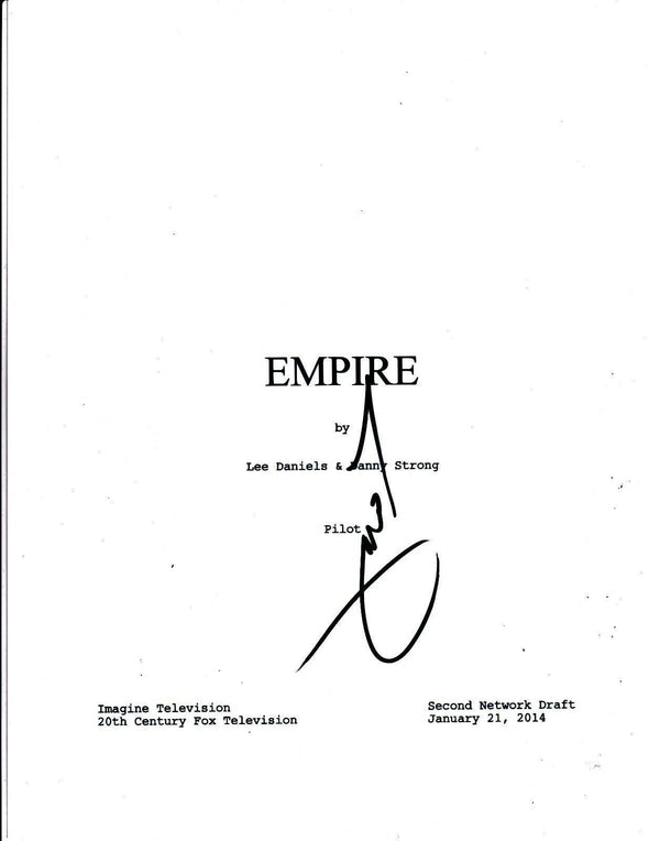 Terrence Howard Authentic Autographed 'Empire' Script - Prime Time Signatures - TV & Film