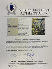Andrew Lincoln Signed 11x14 Photo from The Walking Dead Beckett COA - Detail View