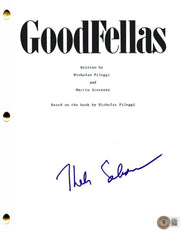 Thelma Schoonmaker Signed Script from GoodFellas Beckett COA
