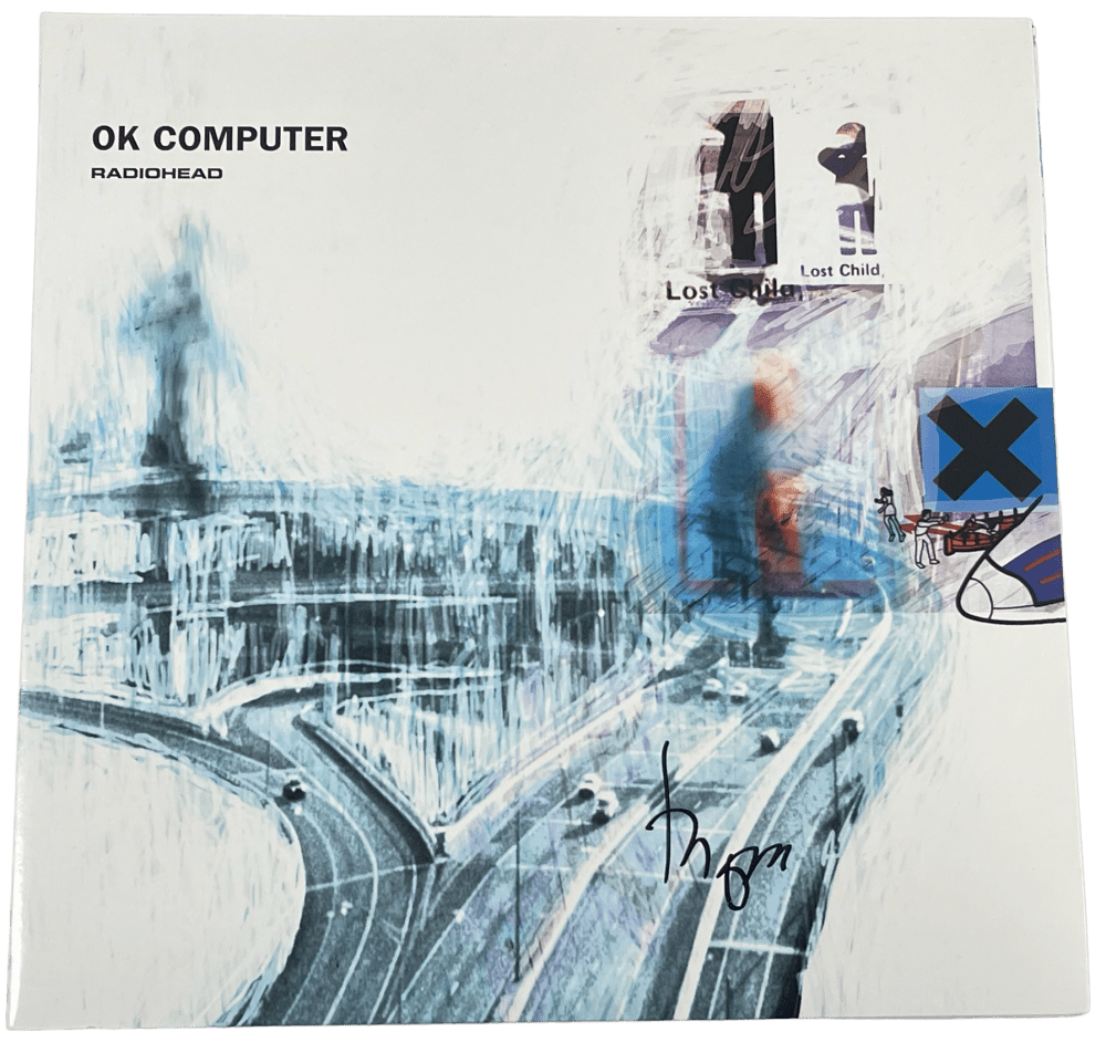 Thom Yorke of Radiohead Signed Vinyl Record Beckett COA - Item #3