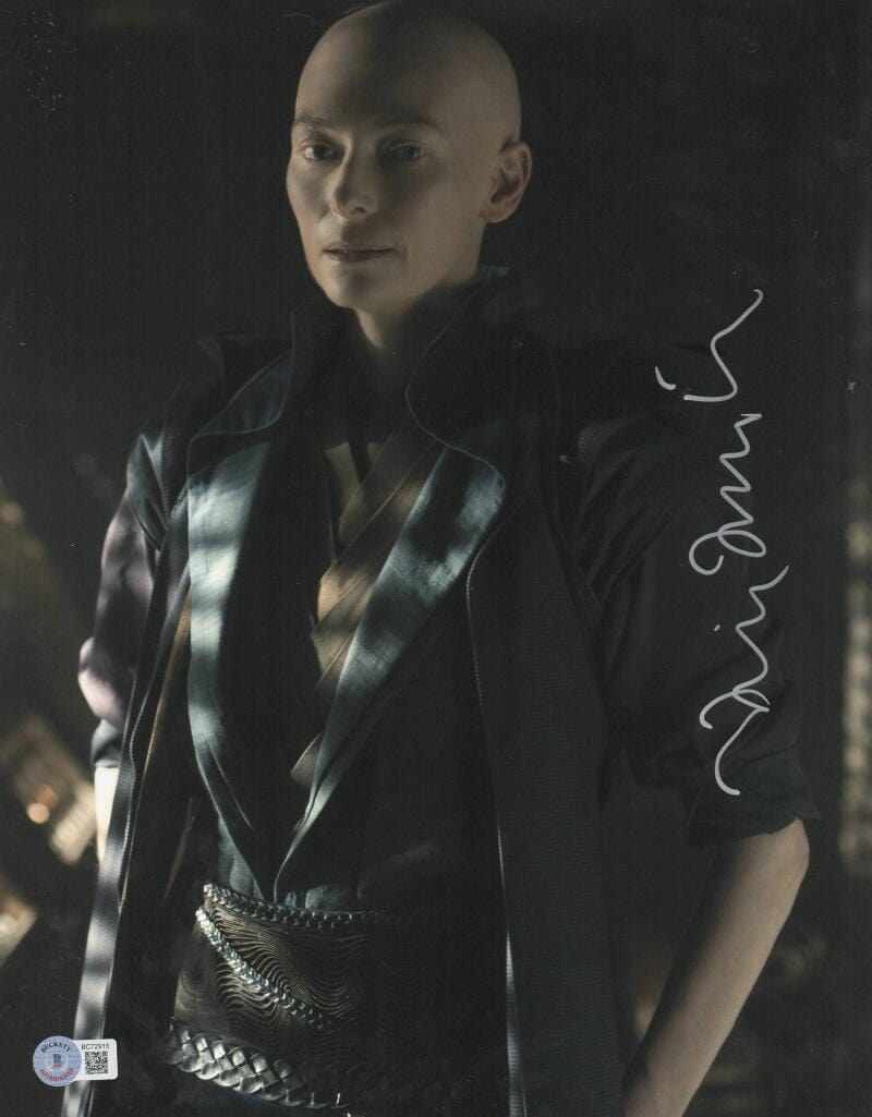 Tilda Swinton Signed 11x14 Photo from Doctor Strange Beckett COA - Item #4