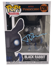 Tim Blake Nelson Authentic Autographed Black Rabbit Pinocchio 1296 Funko Pop Figure