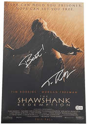 Tim Robbins Signed 12x18 Photo from The Shawshank Redemption Beckett COA