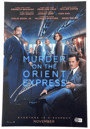 Tom Bateman Signed 12x18 Photo from Murder on the Orient Express Beckett COA
