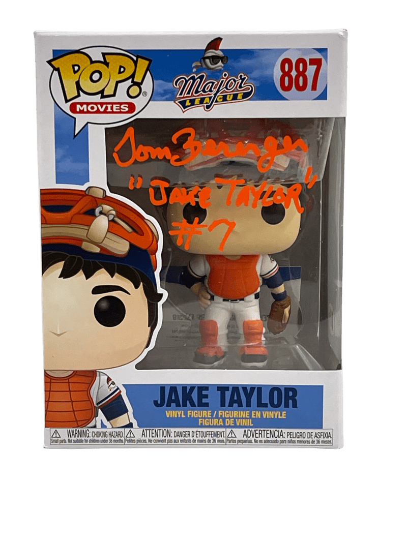 Tom Berenger Authentic Autographed Jake Taylor Major League 887 Funko Pop Figure #5