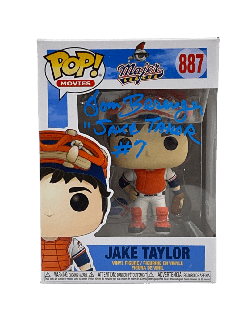 Tom Berenger Authentic Autographed Jake Taylor Major League 887 Funko Pop Figure #3