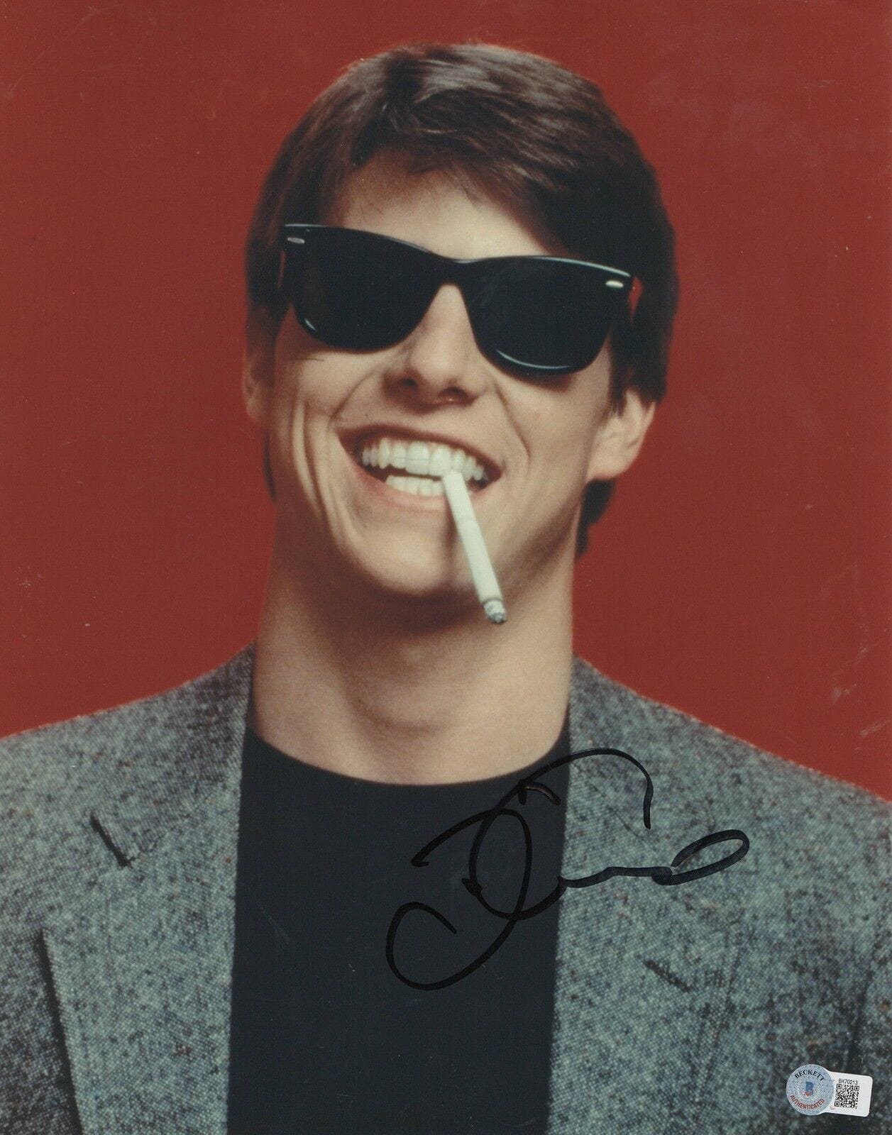 Tom Cruise Signed 11x14 Photo from Risky Business Beckett COA - Item #2