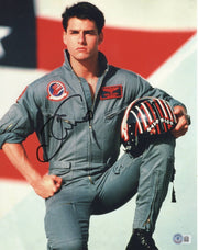 Tom Cruise Signed 11x14 Photo from Top Gun Beckett COA - Item #4