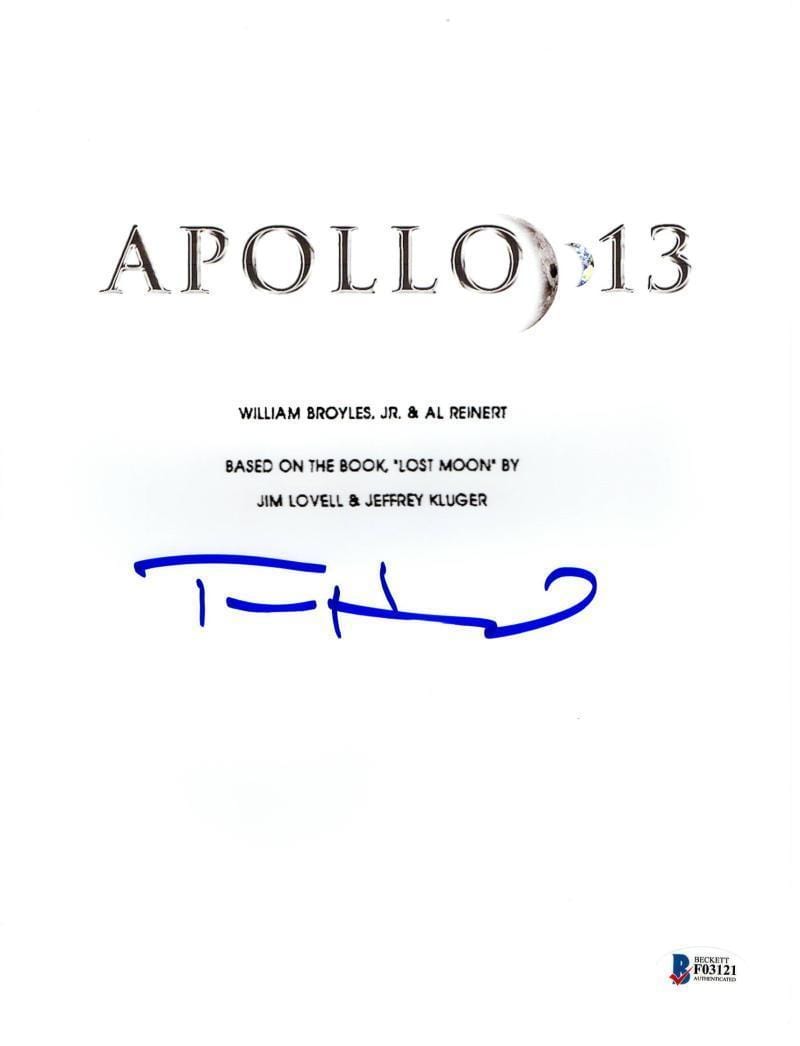 Tom Hanks Autographed Apollo 13 Script | Beckett COA