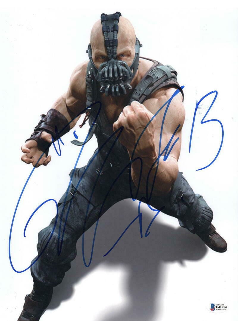Tom Hardy Signed 11x14 Photo from The Dark Knight Rises Beckett COA - Item #20