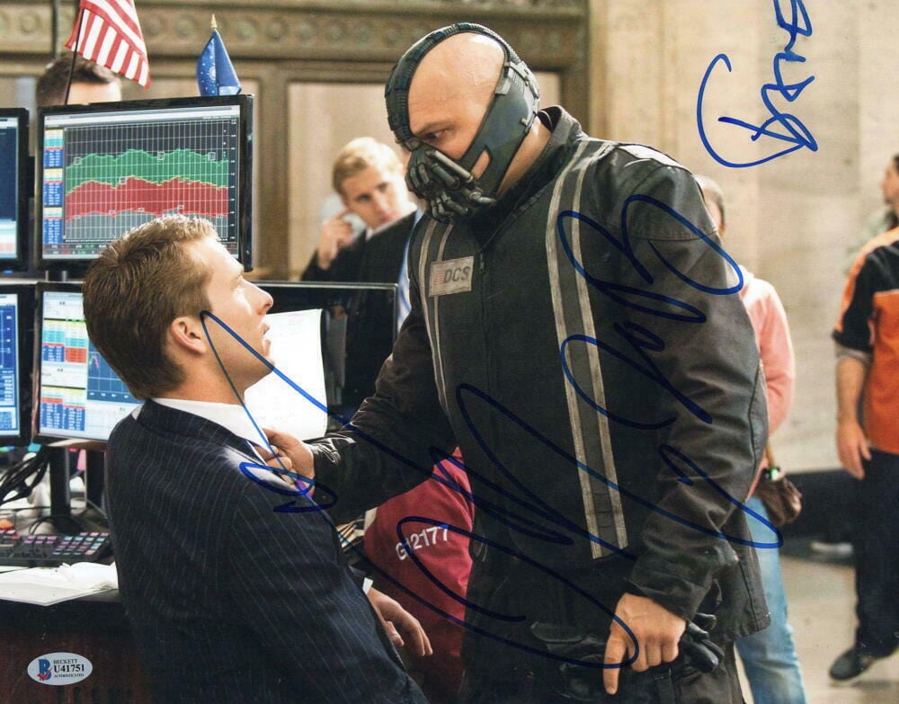 Tom Hardy Signed 11x14 Photo from The Dark Knight Rises Beckett COA - Item #19