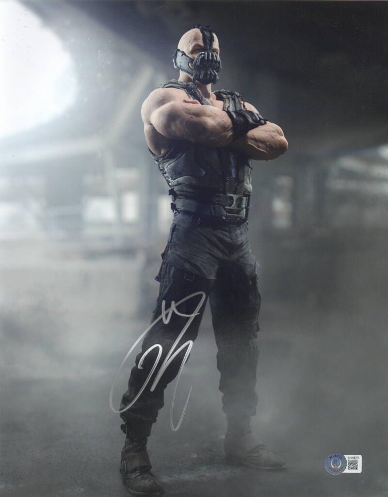Tom Hardy Signed 11x14 Photo from The Dark Knight Rises Beckett COA - Item #14