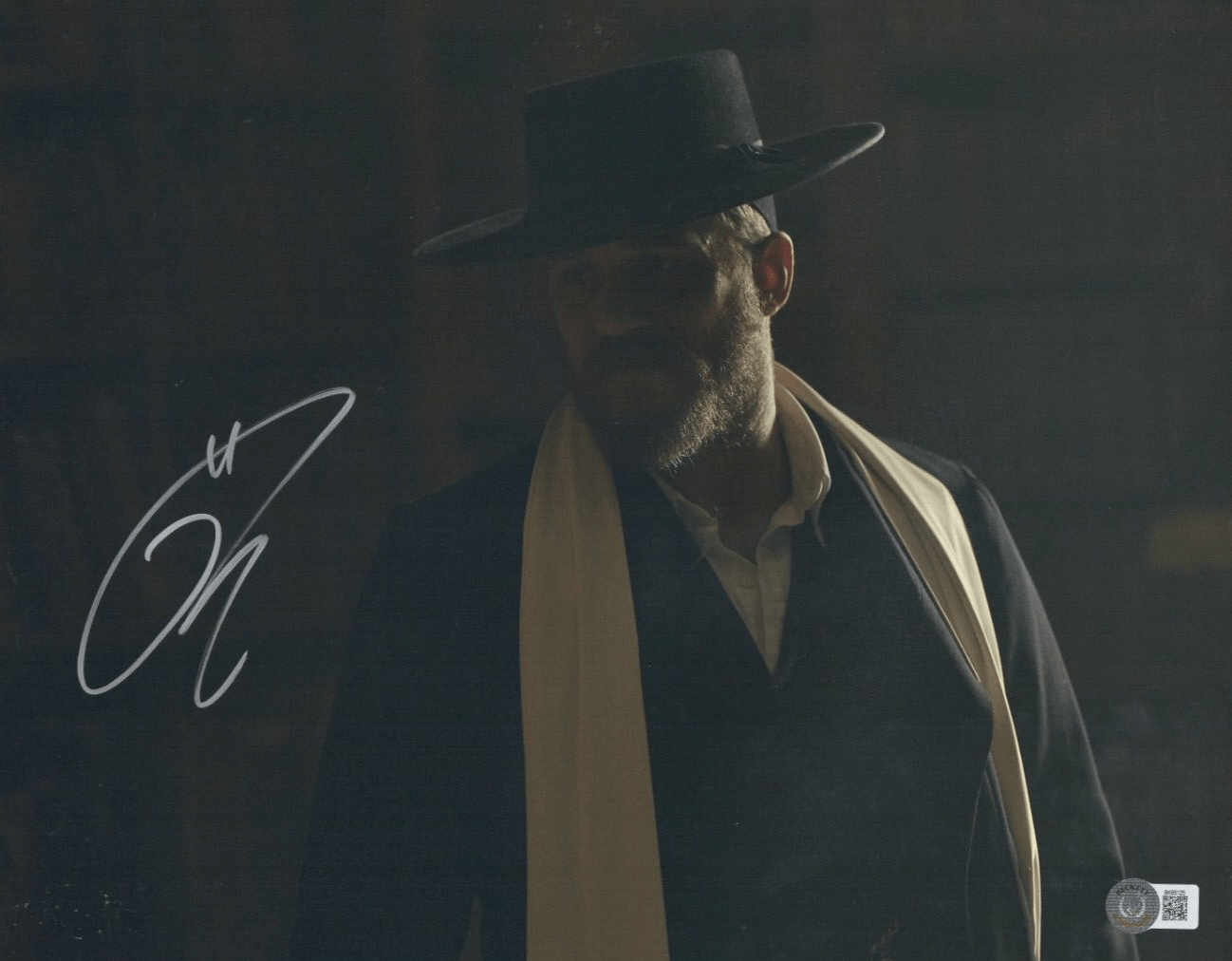 Tom Hardy Signed 11x14 Photo from Peaky Blinders Beckett COA - Item #15