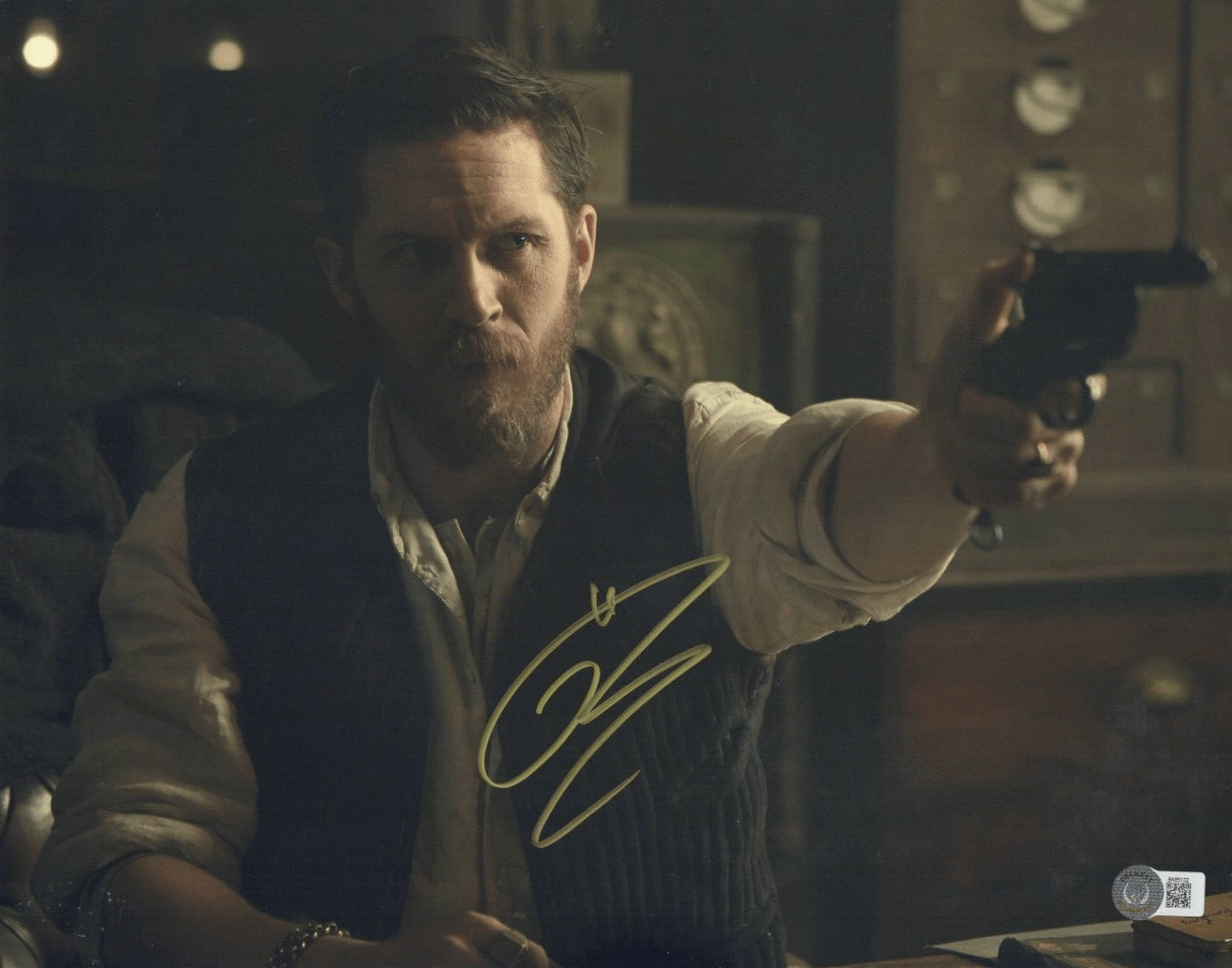 Tom Hardy Signed 11x14 Photo from Peaky Blinders Beckett COA - Item #12