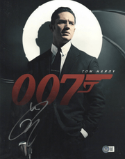 Tom Hardy Signed 11x14 Photo from James Bond Beckett COA