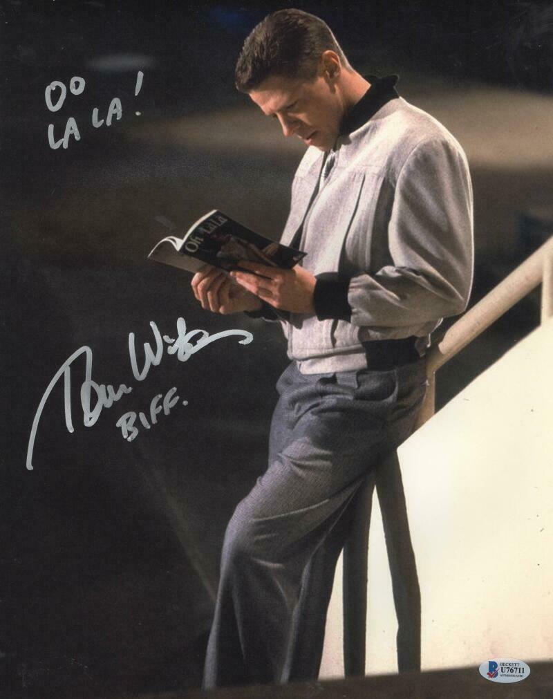 Tom Wilson Signed 11x14 Photo from Back to the Future Beckett COA - Item #7