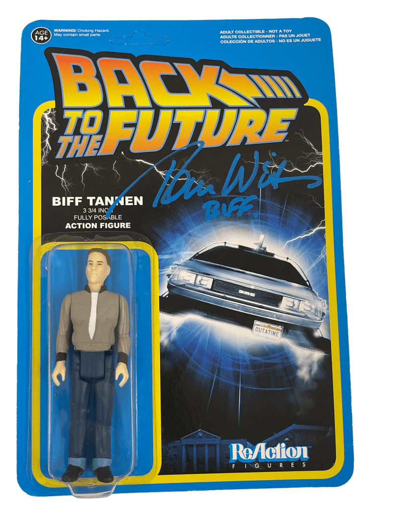 Tom Wilson Authentic Autographed Back to the Future Biff Tannen Action Figure